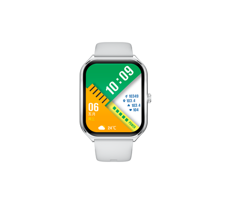 Reloj inteligente smart watch ultra-thin curved screen gris Powerfik