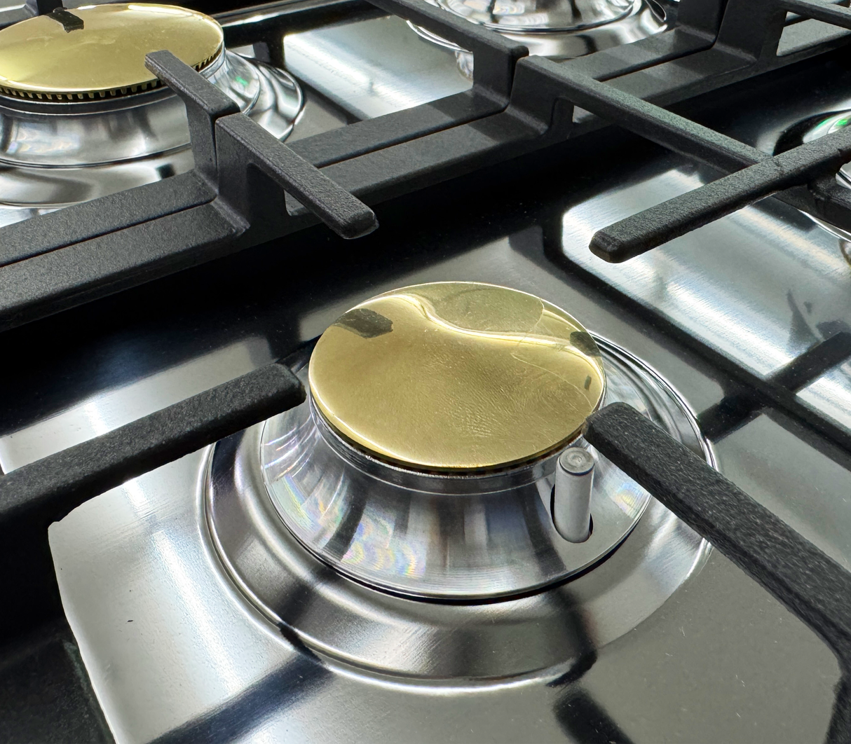 Cocina a gas 4 hornillas gris KR PLUS
