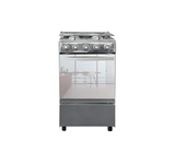 Cocina a gas 4 hornillas acero/plateado KR PLUS