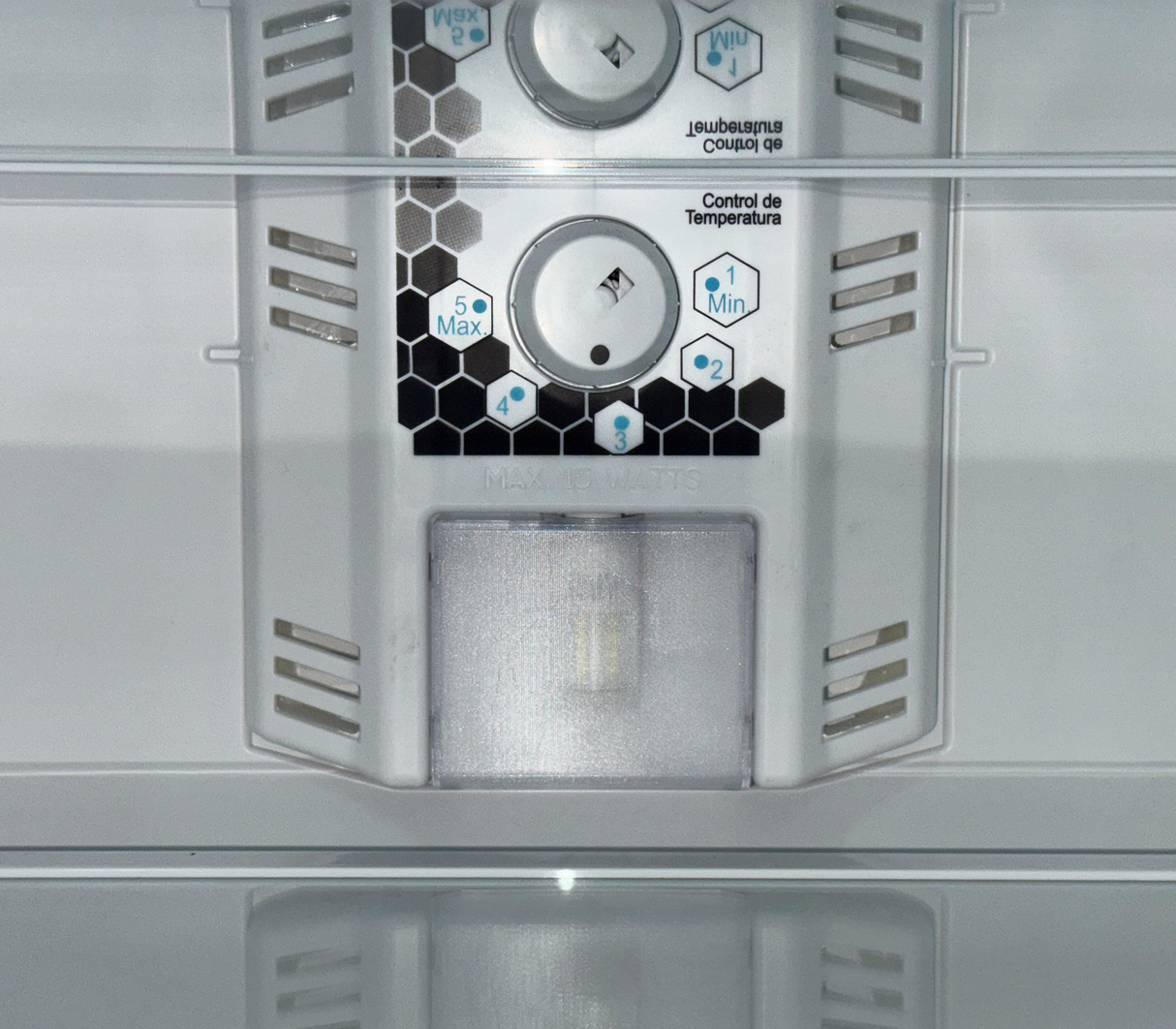 Nevera Top Mount 360 litros silver Mabe