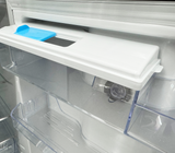 Nevera top mount 400 litros con dispensador silver Mabe