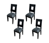 Comedor elegante 4 sillas c/tope pvc marmolizado claro Mercado Del Mueble