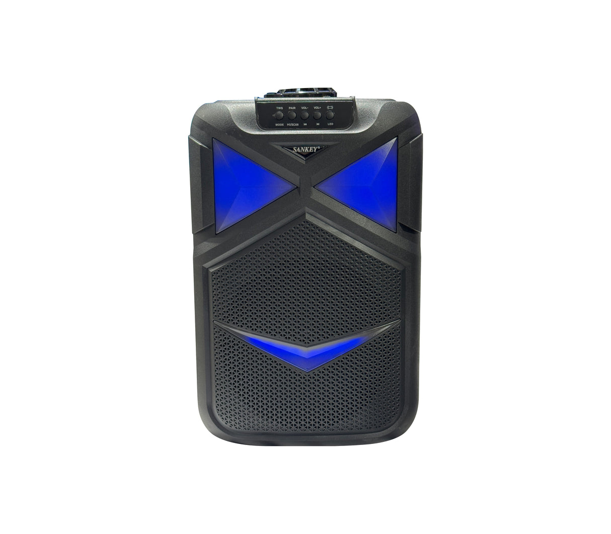 Corneta recargable 8" portátil 8W Karaoke PA8DCS501 Sankey