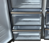 Nevera side by side acero 650 litros Vetrux