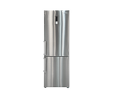Nevera con congelador abajo 356 lts acero inox Royal