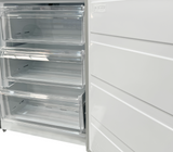 Nevera con congelador abajo 356 lts acero inox Royal