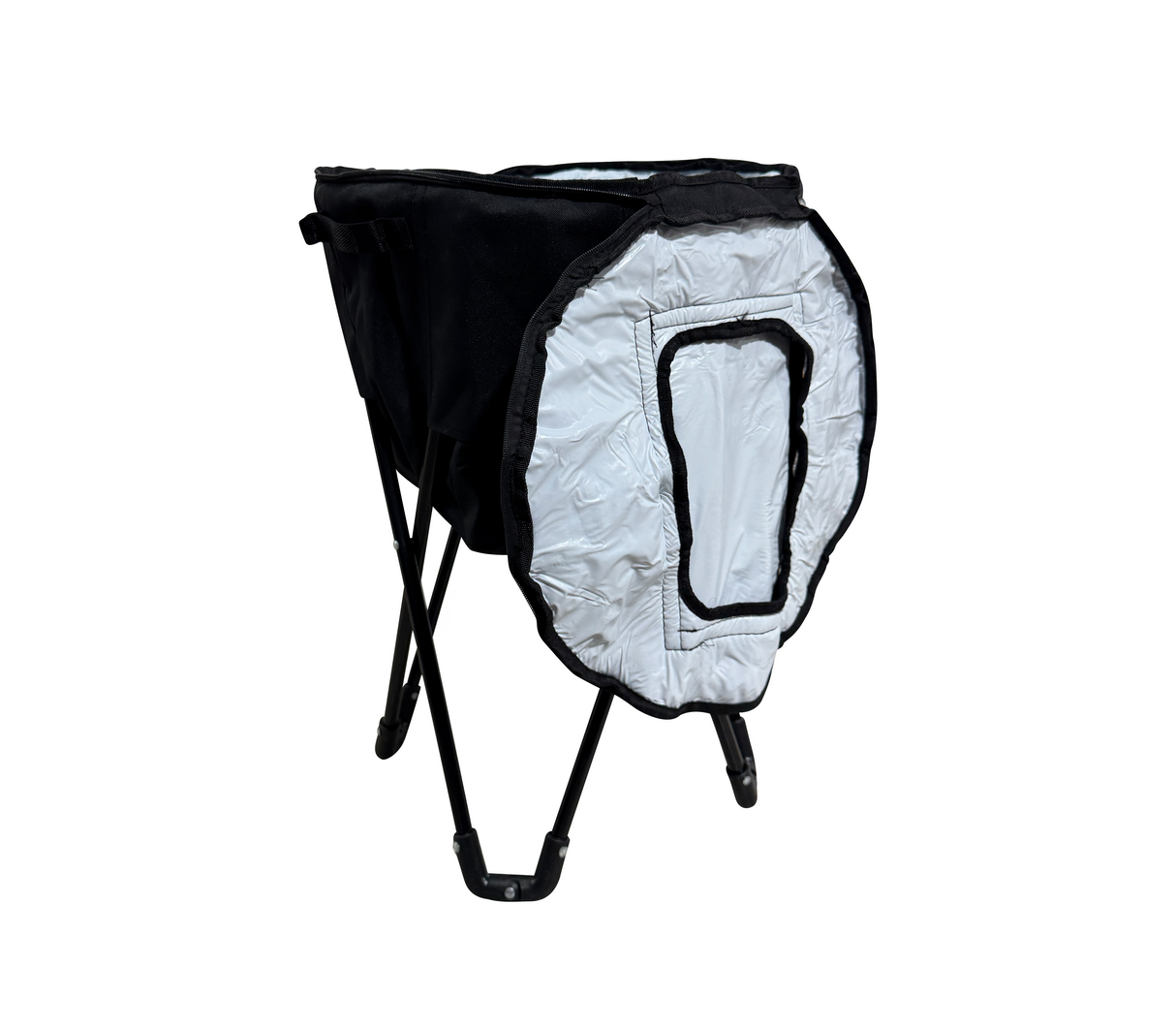 Cava térmica 45l plegable party cooler de camping negro Ecology