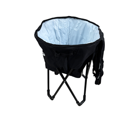 Cava térmica 45l plegable party cooler de camping negro Ecology