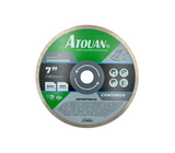 Disco corte diamante continuo 180mm Atouan