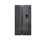 Nevera side by side 595 litros sin escarcha 110V gris crystal TCL