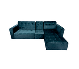 Juego de recibo Estambul sencillo 1, 2 + chaiselongue tela gamuza Fabricadora Man