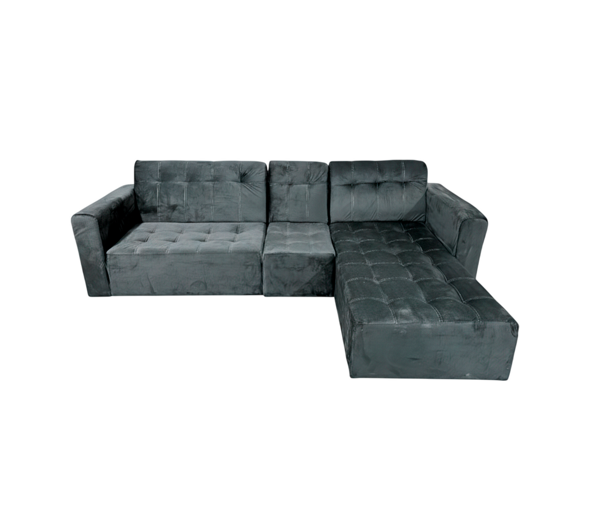 Juego de recibo Estambul sencillo 1, 2 + chaiselongue tela gamuza Fabricadora Man