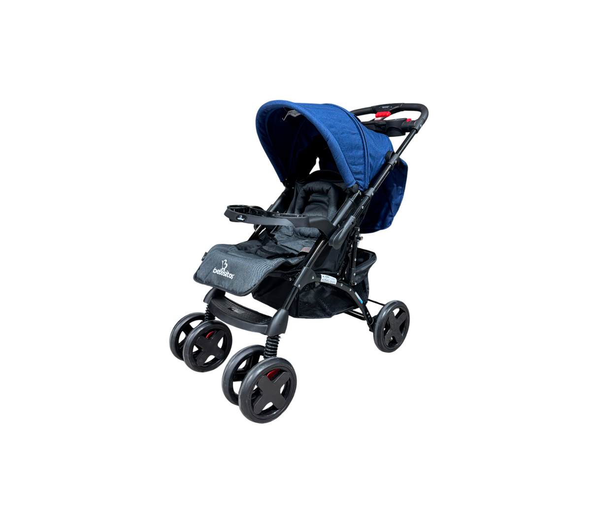 Coche para bebe 6 ruedas con porta vasos Bebesitos