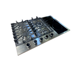 Tope de cocina dual gas/elect 5h 76cm (30") 220V acero Flexi Vetrux