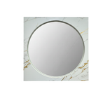 Espejo de pared con marco en PVC marmolizado Powerfik