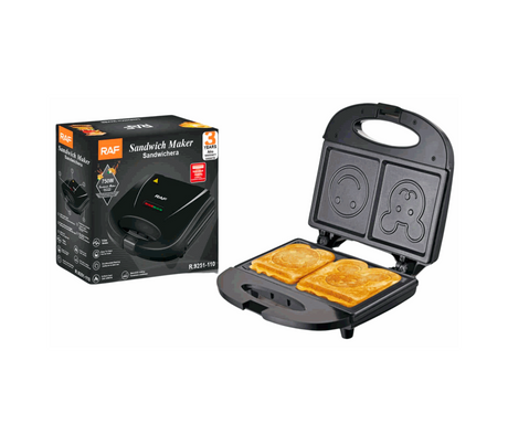 Sandwichera infantil 750W RAF