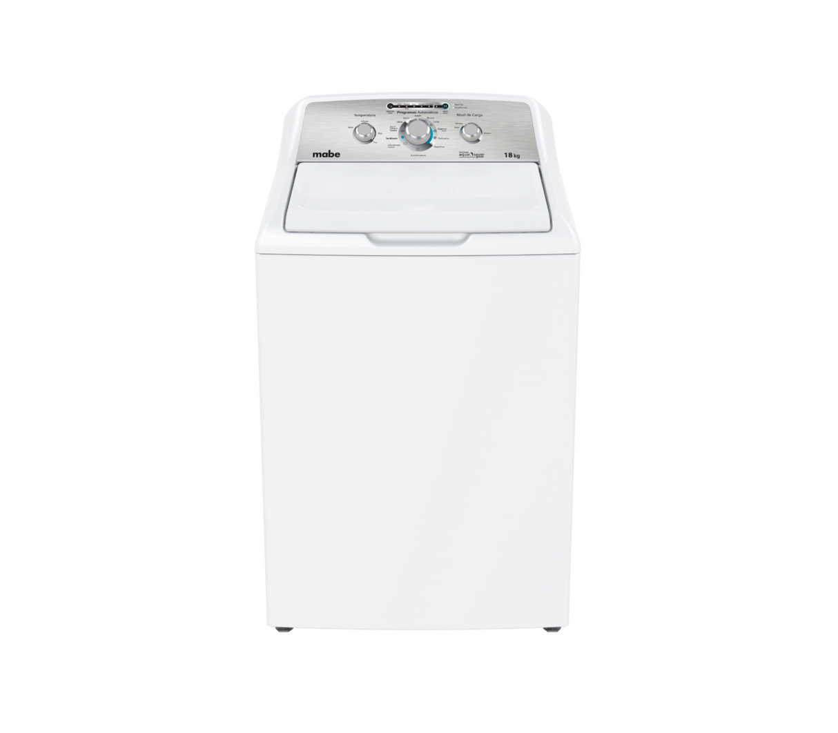 Lavadora automática 18 kg 3 perillas + botón LMA78113CBAB0 blanca Mabe
