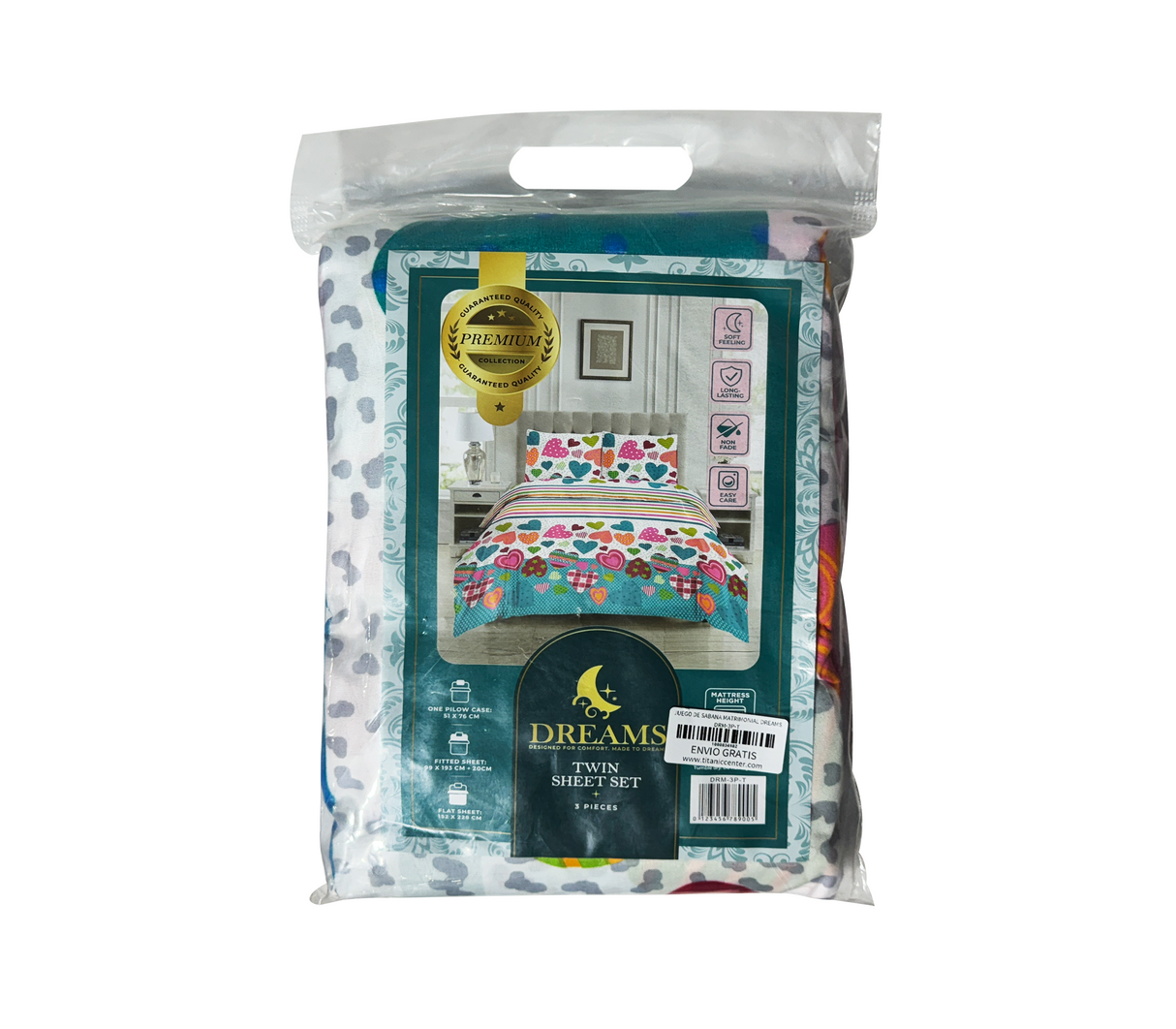 Juego de sábana matrimonial Dreams