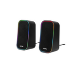 Cornetas Nebula RGB USB Aux 3.5 3 W x 2 estéreo Astra