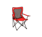 Silla plegable Broadband c/posa brazo c/malla roja Coleman