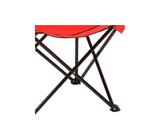 Silla plegable Broadband c/posa brazo c/malla roja Coleman