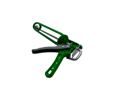 Pistola de silicón d/cartucho 9" verde Atouan