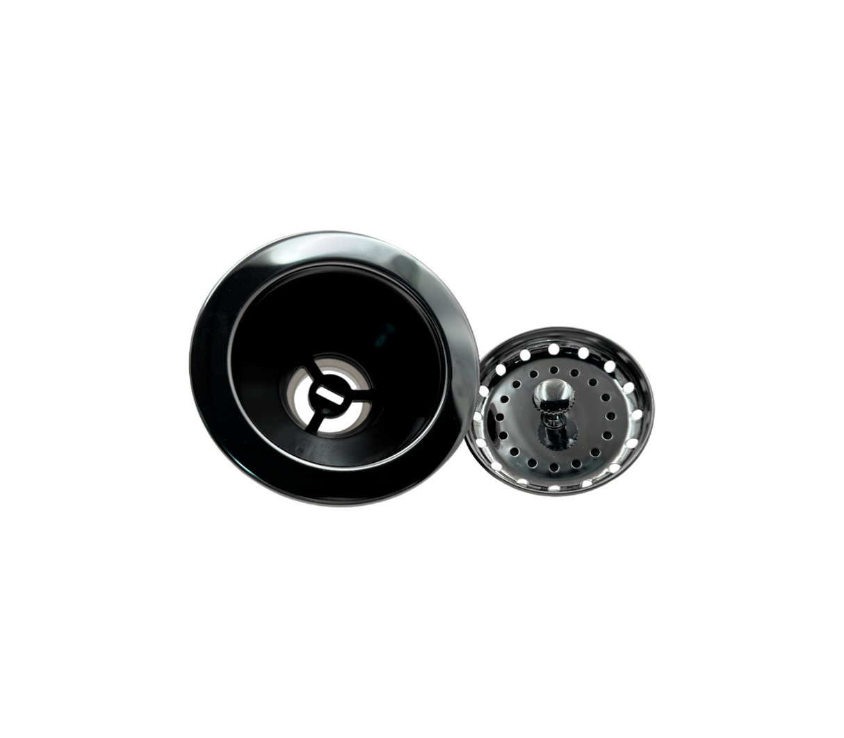 Desagüe para fregadero plástico cromado Atouan