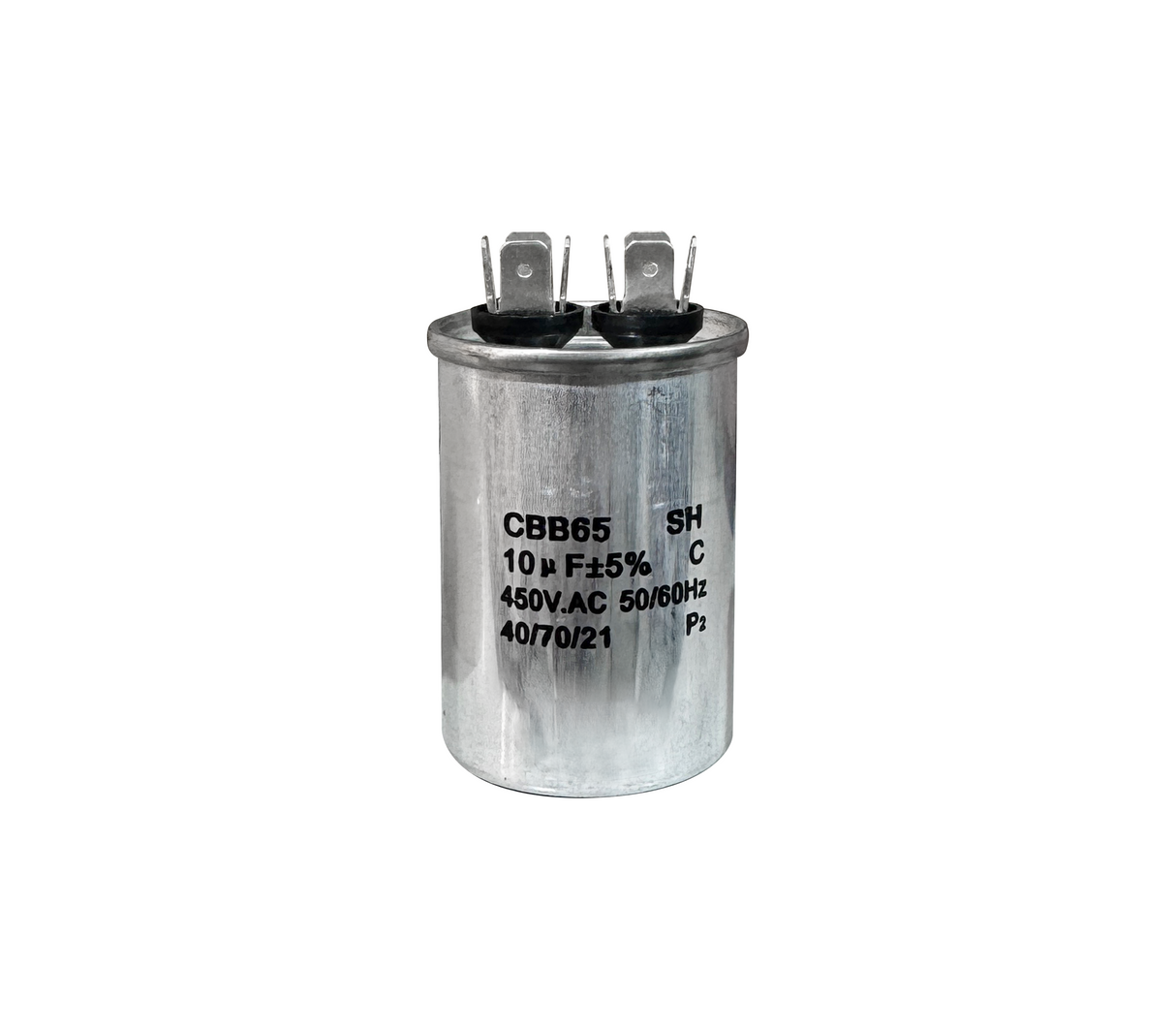 Capacitor 10MFD 450VAC 50/60Hz para aire acondicionado cbb65 Powerfik