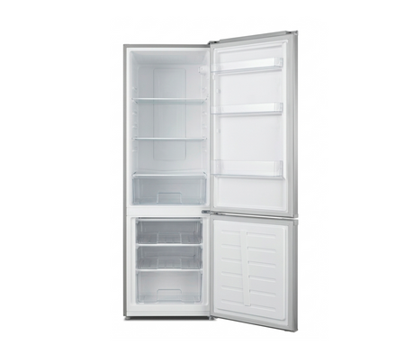 Nevera Bottom Mount 311 litros con escarcha acero inoxidable Milexus