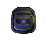 Corneta recargable 6.5" X2 40W LED con micrófono PA65DCM12 Sankey