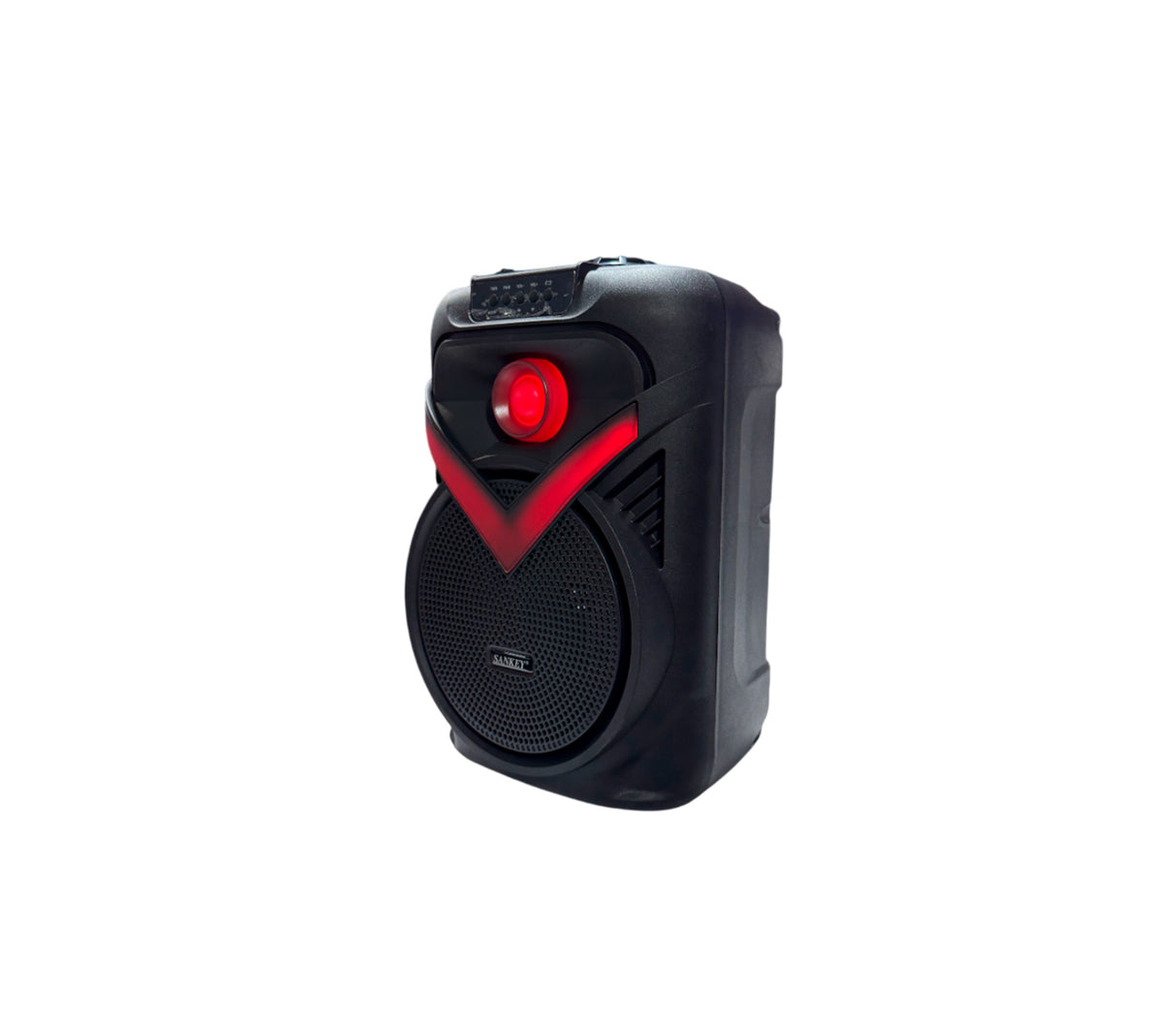 Corneta recargable 8" portátil 8W Karaoke PA8DCS504 Sankey