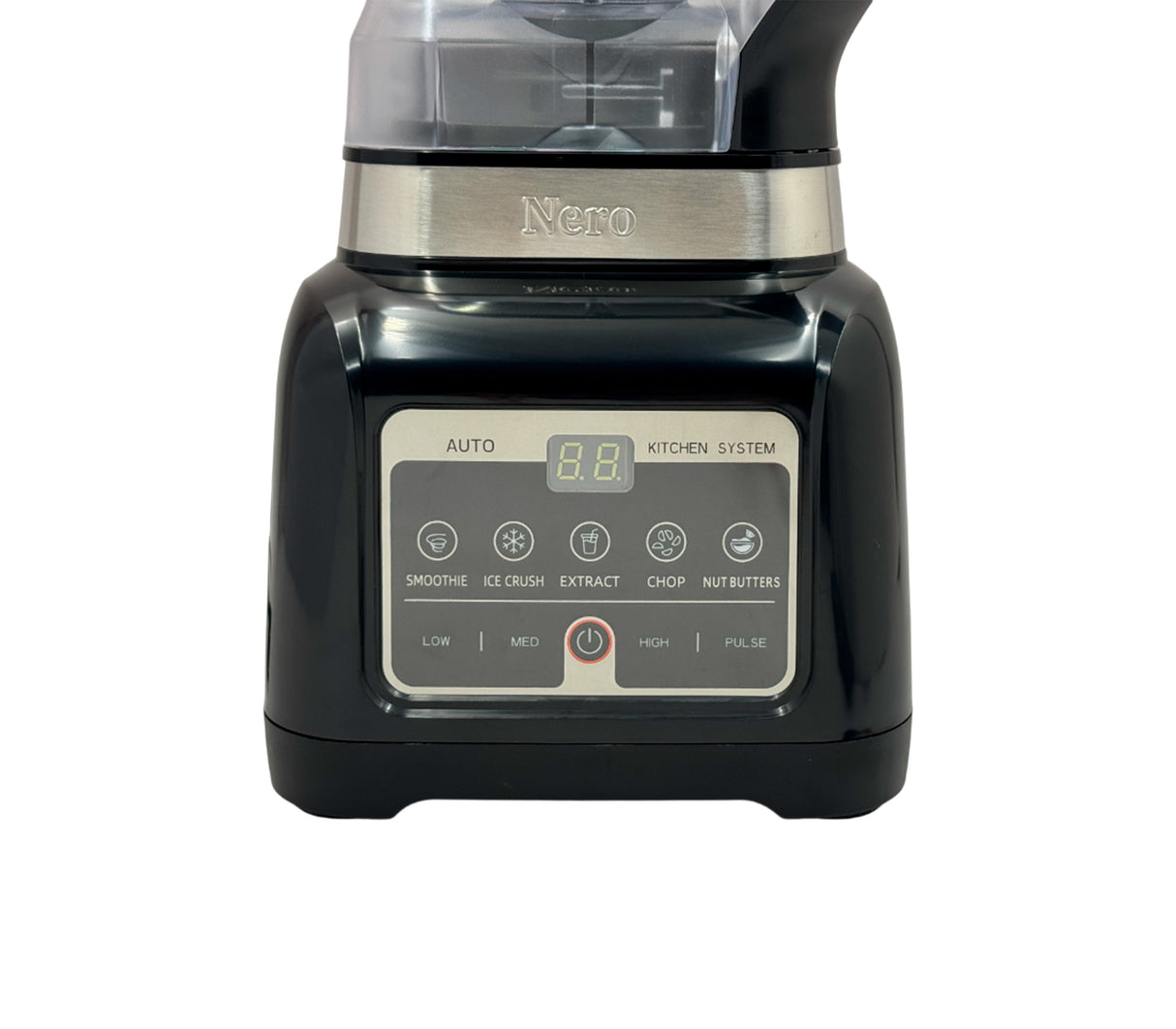 Licuadora profesional plus vaso de plástico 5 funciones 2 litros 1000W negro Nero