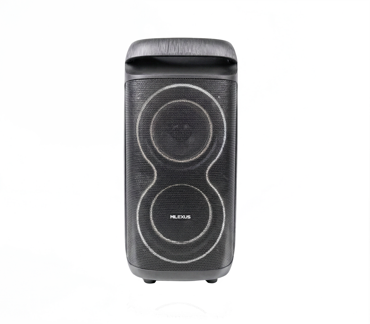 Corneta recargable Profesional 8"x2 con micrófono Milexus