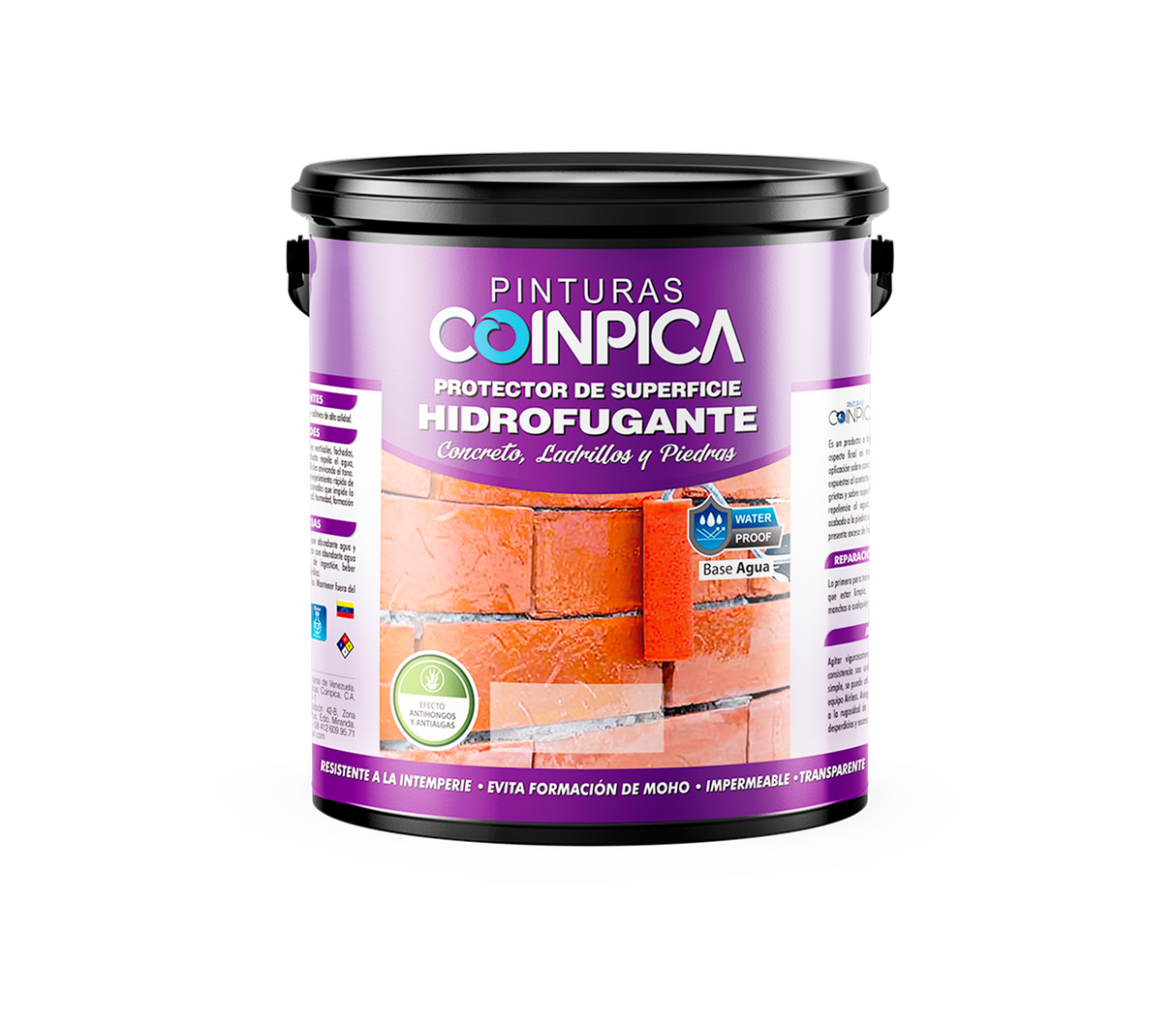 Protector de superficie hidrofugante transparente galón Coinpica