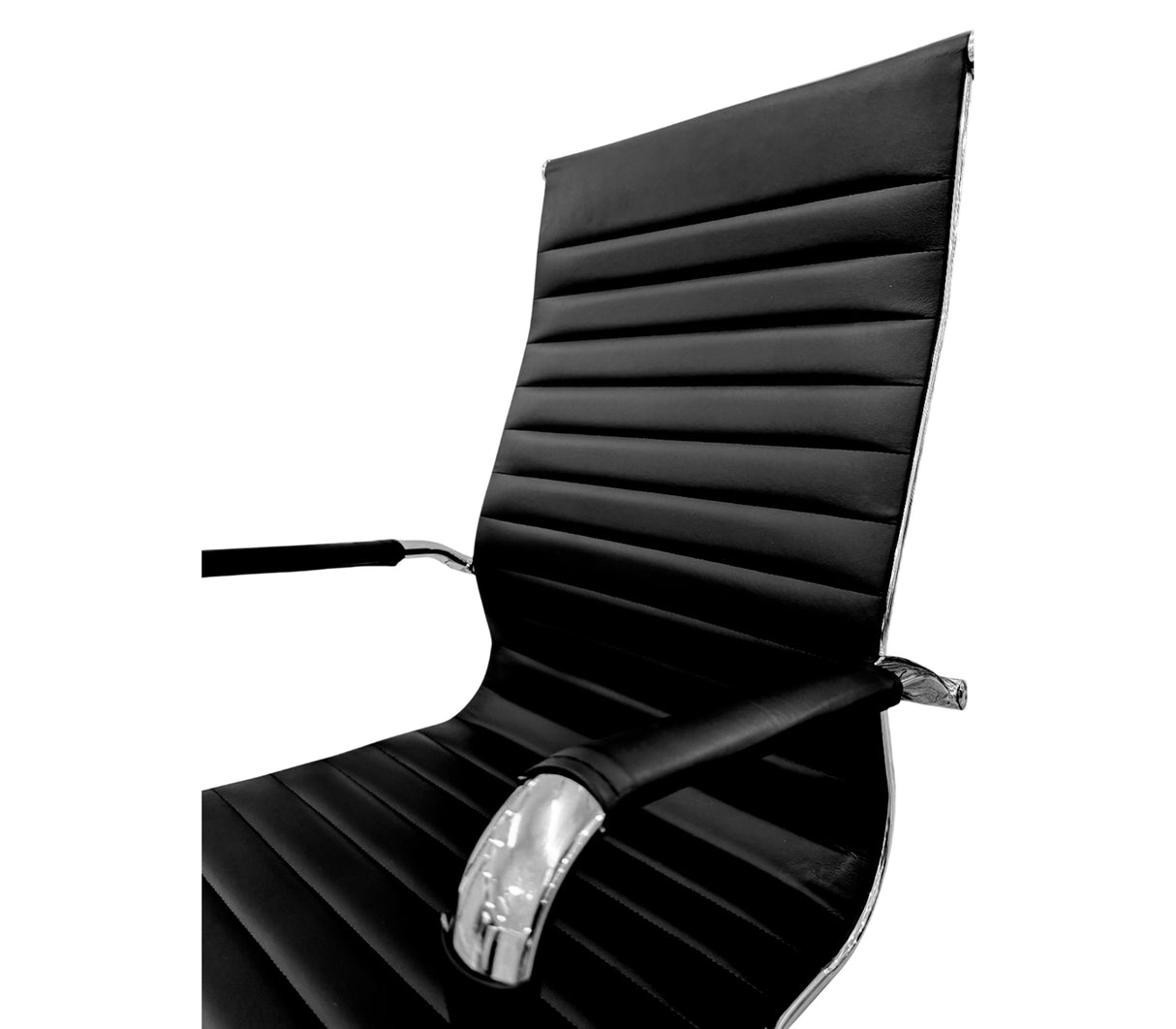 Silla ergonómica ejecutiva negra b/coromada 054BC01 Isonic