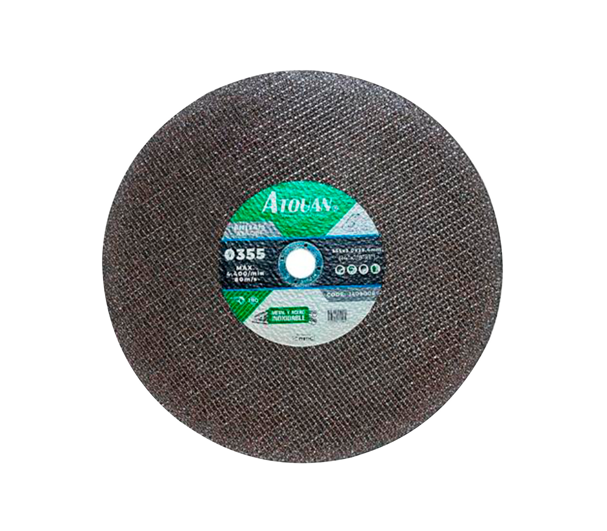 Disco para tronzadora 14"x1/8"x1" Atouan