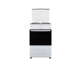 Cocina a gas 20" de piso 4 hornillas horno blanca GPCC1003522 Gplus