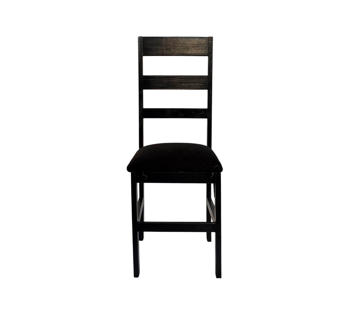 Silla para comedor victoria con tapizado Shenil negro Isabel