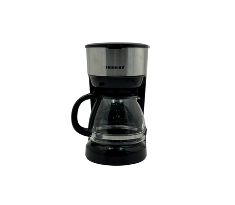 Cafetera 5 Tazas Negro/Acero Frigilux