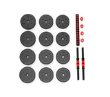 Set de mancuernas con barra ajustable K6