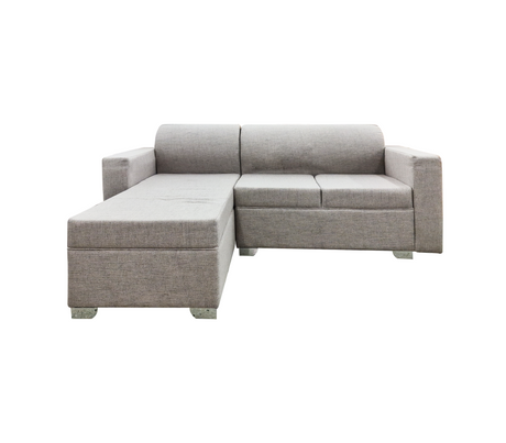 Juego de Recibo Estrada Tipo L 2 Puestos + Chaiselongue Tela de Lujo Okalia