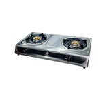 Cocinita a gas 2 hornillas acero inoxidable Fortunne