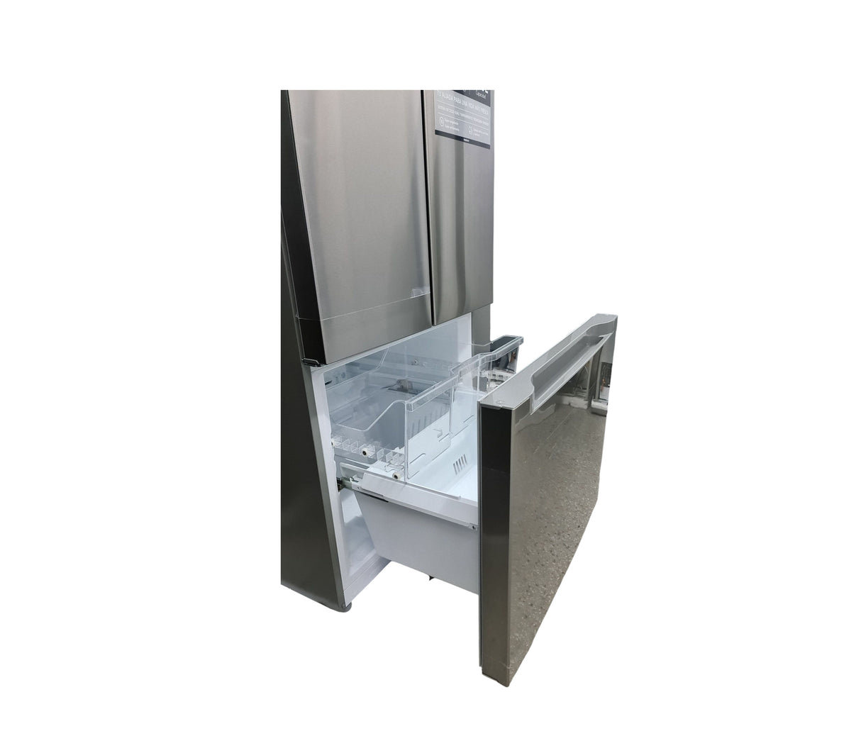 Nevera French Door 465 litros gris Frigilux