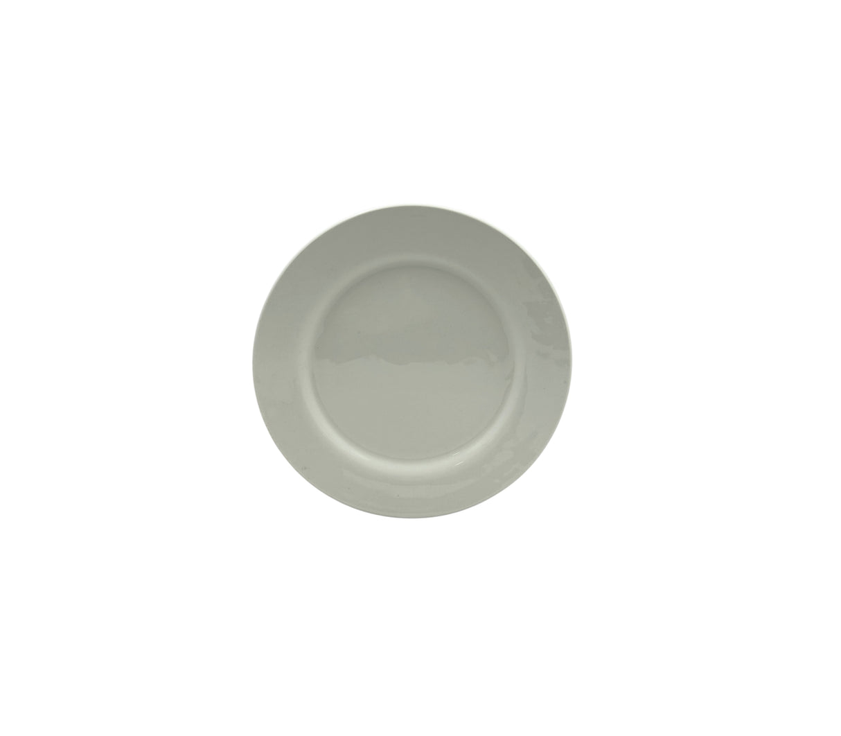 Plato llano redondo porcelana 8" Mo Import