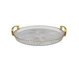 Bandeja redonda de lujo Pamorde