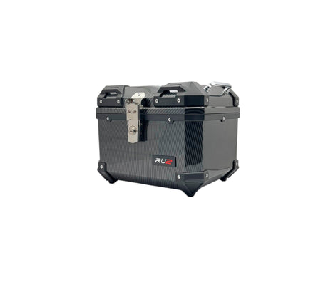 Maleta con respaldo 30L cuadrada carbono RU2