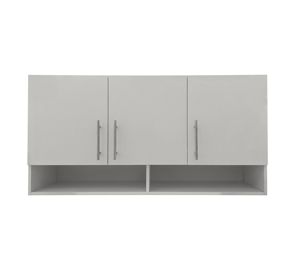 Mueble aéreo de cocina 3 puertas con condimentero blanco/gris Powerfik