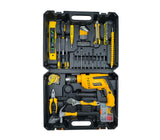 Kit taladro eléctrico 650W 13mm 102 piezas Chesterwood