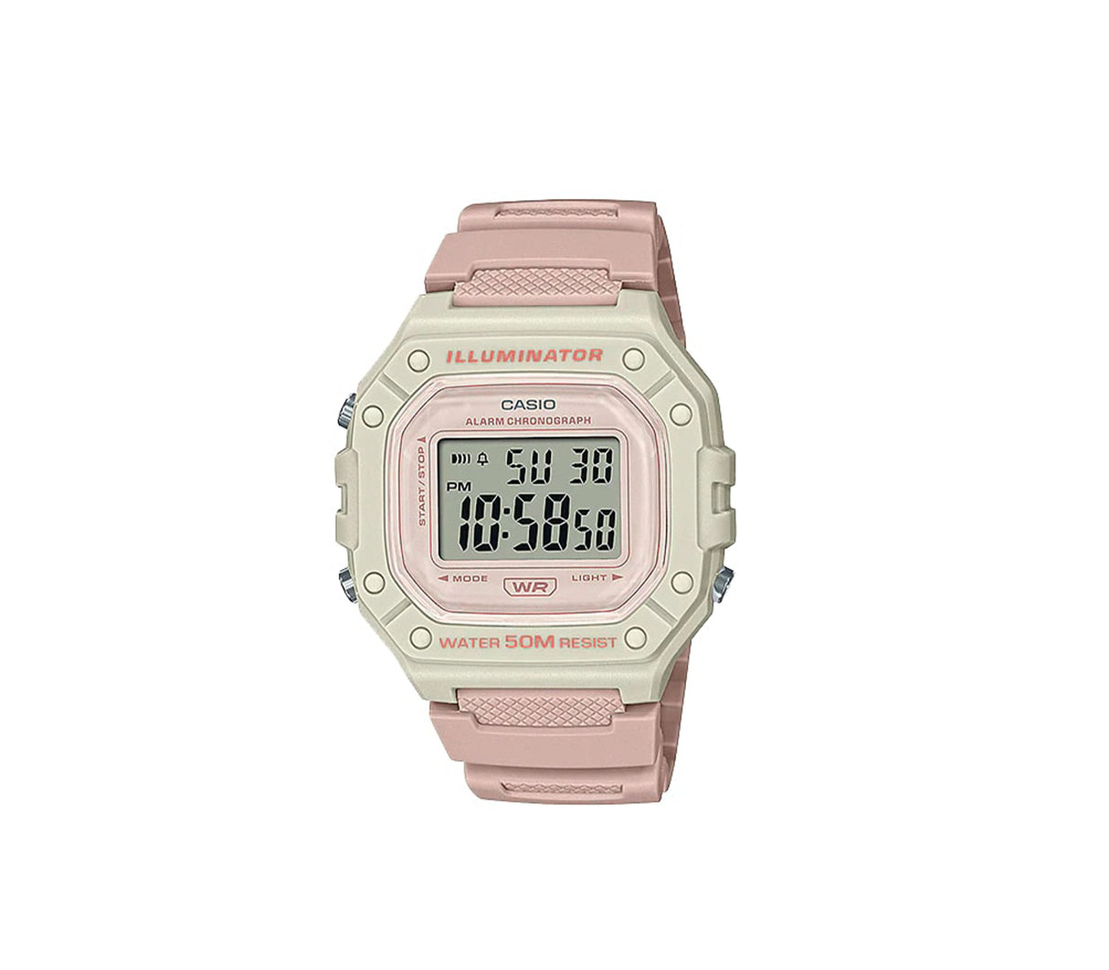 Reloj digital deportivo para dama rosa Casio