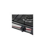 Cocina a gas de mesa 2 hornillas negro Nero
